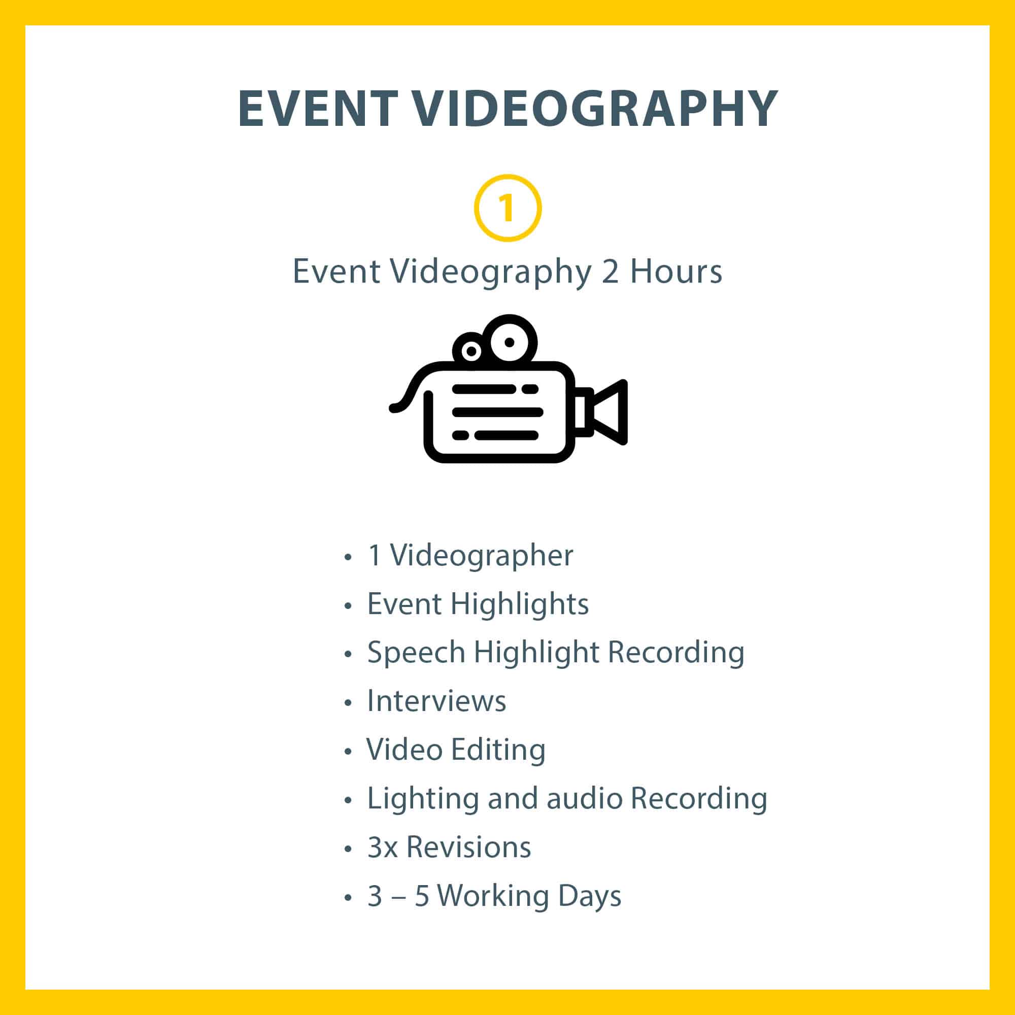 Event Videography (2 Hours)
